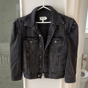 Frame Denim Women's Charcoal Jean Jacket